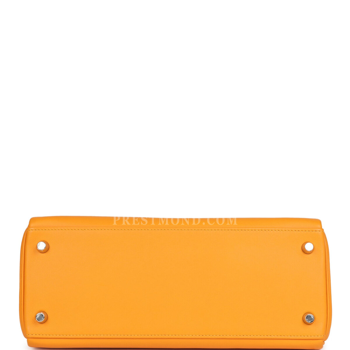Hermes Special Order (HSS) Kelly Retourne 28 Jaune D'Or Swift Brushed PHW — изображение 6