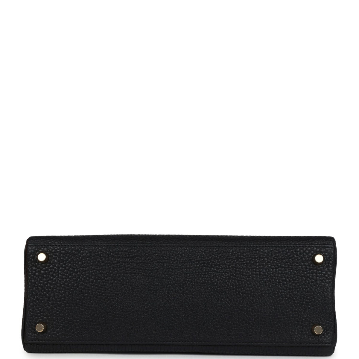 Vintage Hermes Kelly Retourne 32 Black Fjord GHW — изображение 6