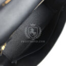 Vintage Hermes Kelly Retourne 32 Black Fjord GHW