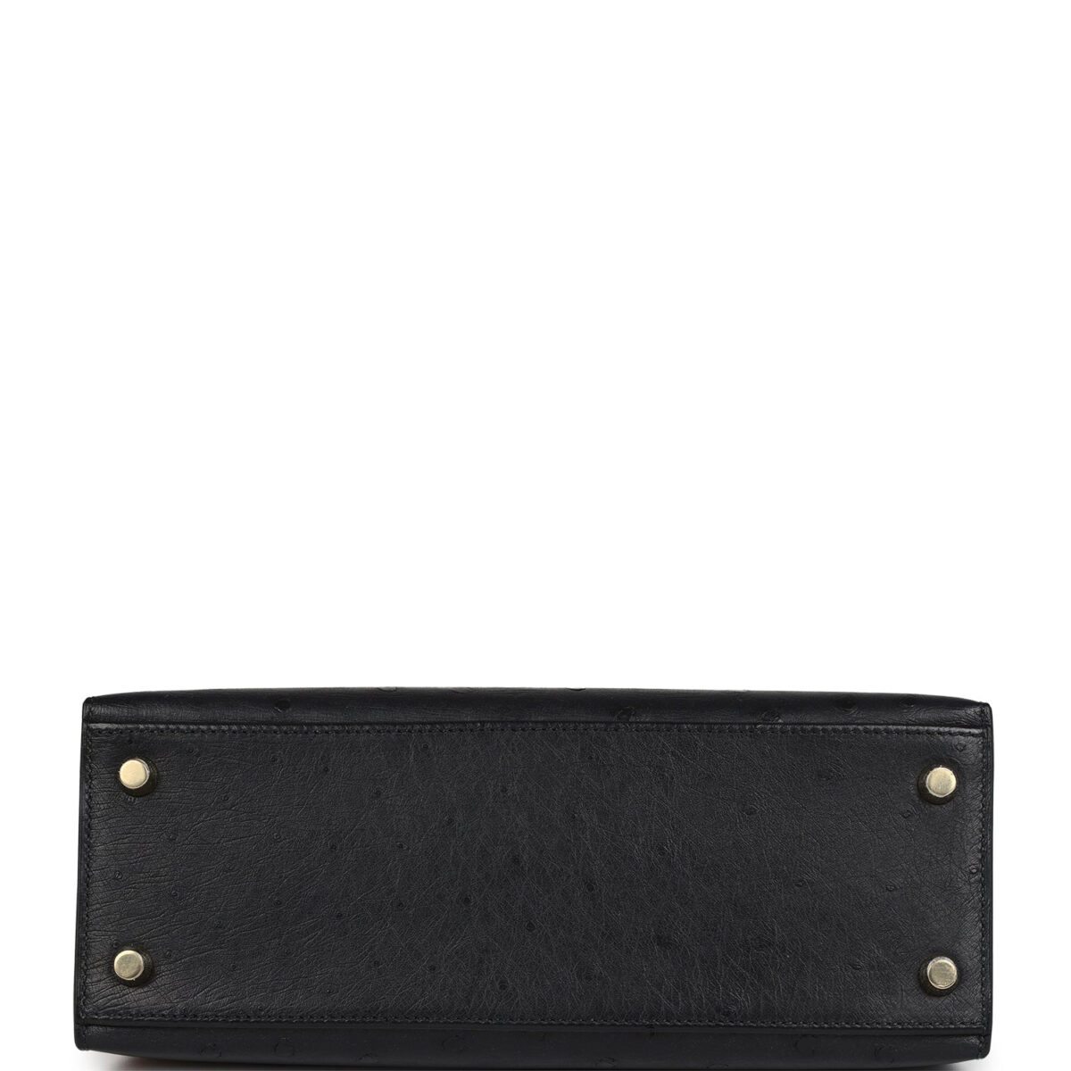 Hermes Kelly Sellier 25 Black Ostrich GHW — изображение 6