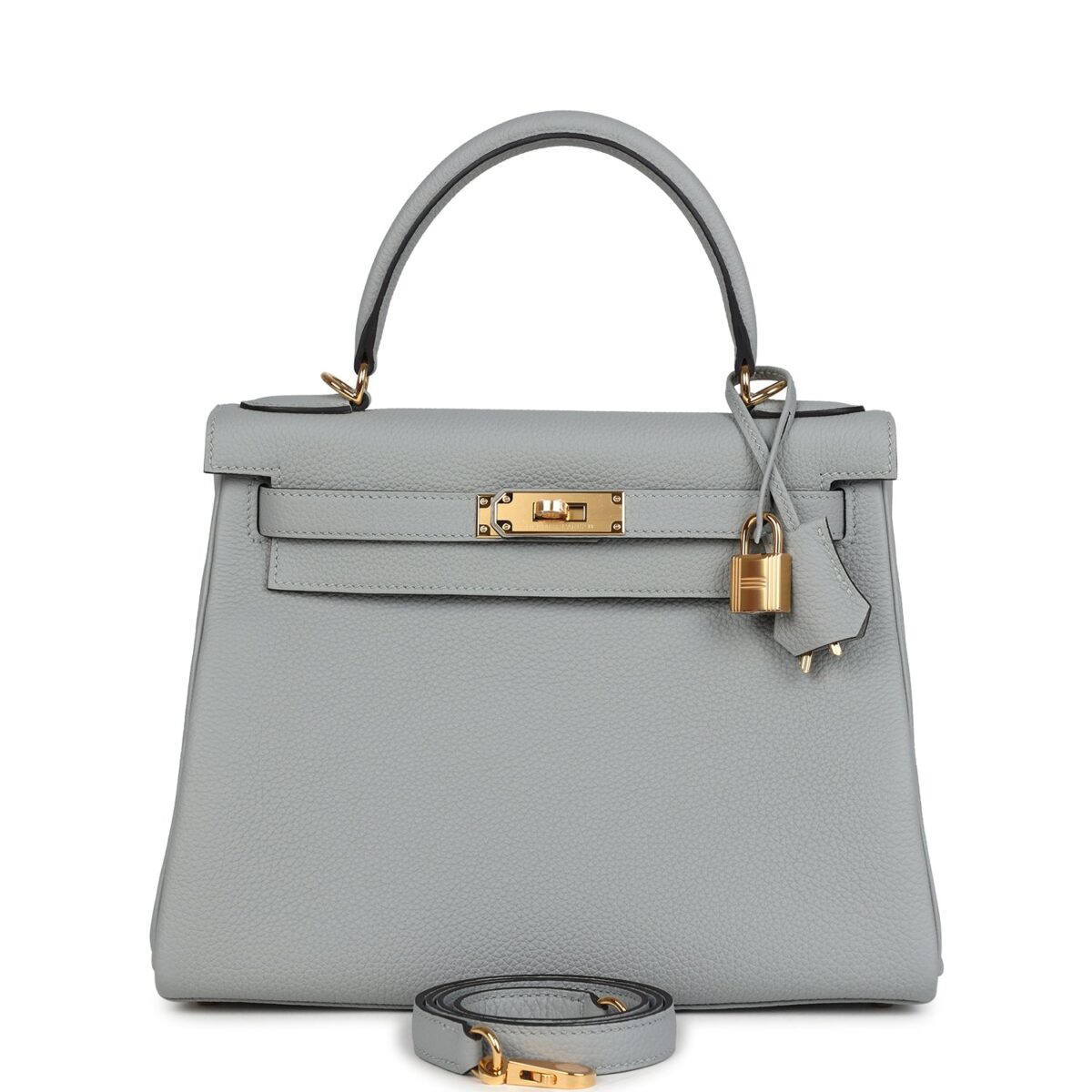 Hermes Kelly Retourne 28 Bleu Glacier Togo GHW