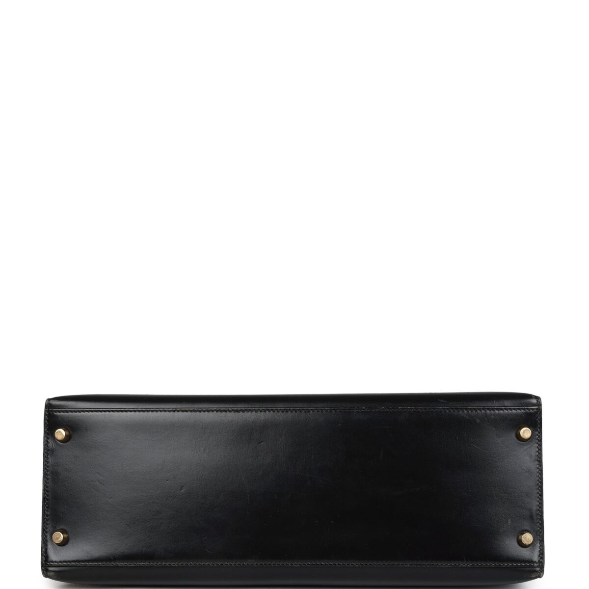 Vintage Hermes Kelly Sellier 35 Black Box GHW — изображение 6