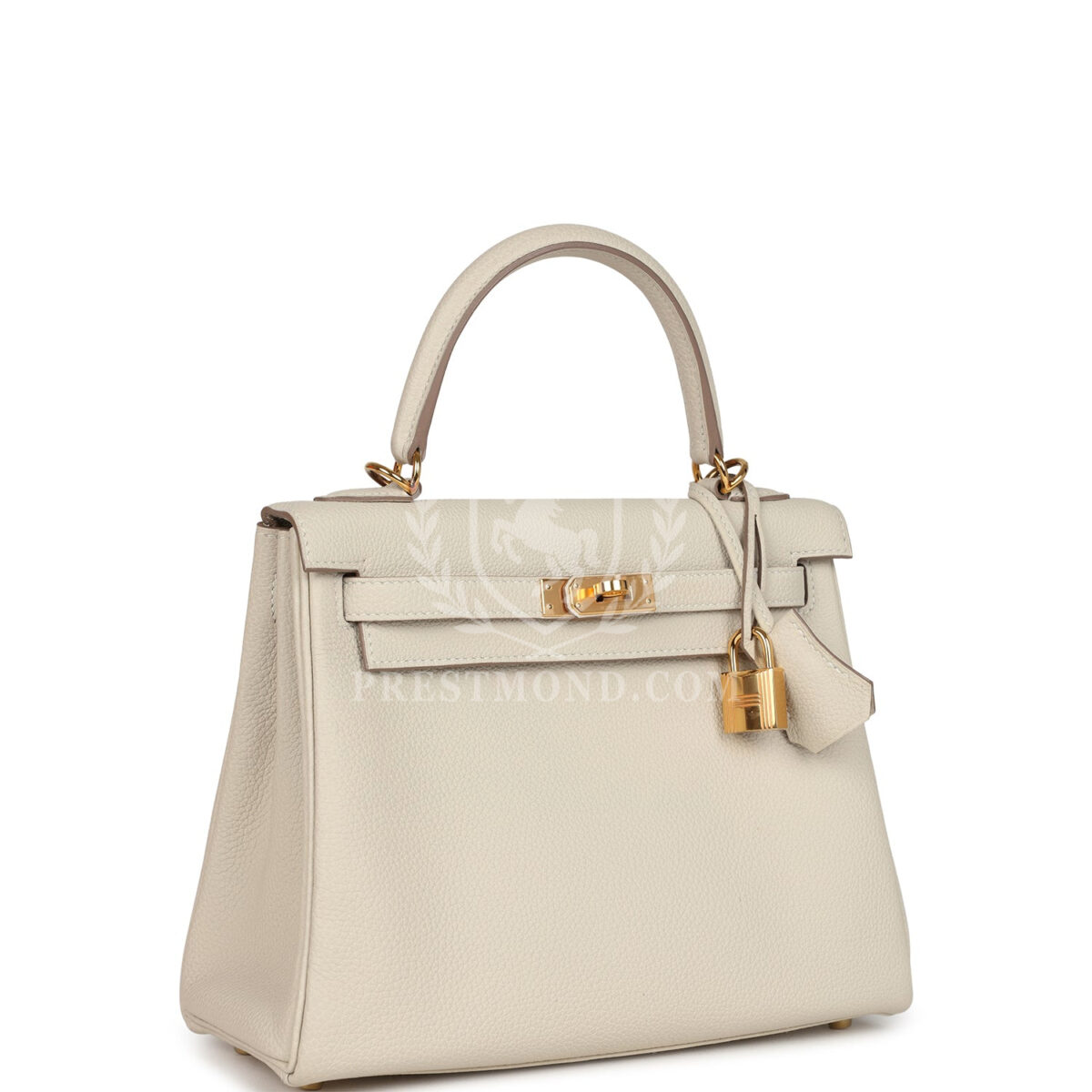 Hermes Special Order (HSS) Kelly Retourne 25 Craie Togo GHW — изображение 2