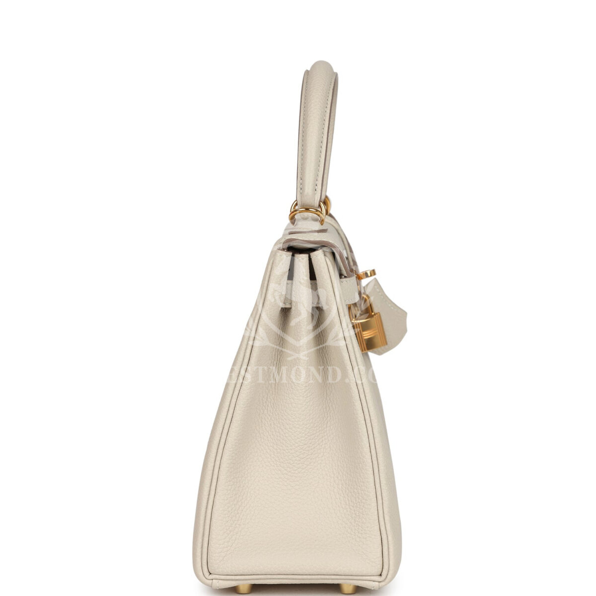 Hermes Special Order (HSS) Kelly Retourne 25 Craie Togo GHW — изображение 3