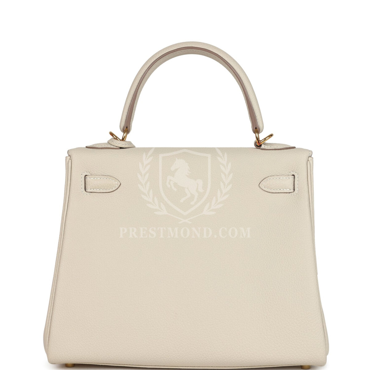 Hermes Special Order (HSS) Kelly Retourne 25 Craie Togo GHW — изображение 4