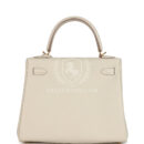 Hermes Special Order (HSS) Kelly Retourne 25 Craie Togo GHW
