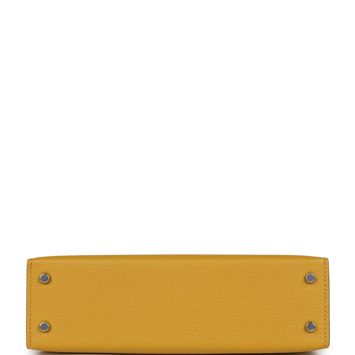 Hermes Kelly Sellier 20 Jaune Ambre Verso Chèvre Mysore PHW — изображение 6