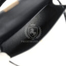 Hermes Kelly Sellier 20 Black Shiny Alligator GHW