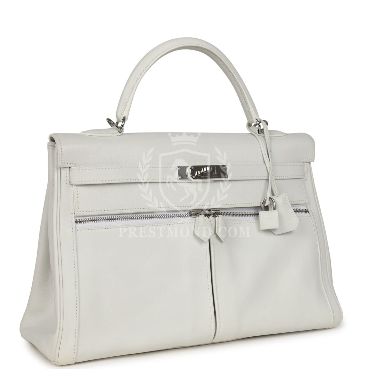 Hermes Kelly Lakis 35 White Swift PHW — изображение 2