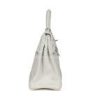 Hermes Kelly Lakis 35 White Swift PHW