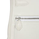 Hermes Kelly Lakis 35 White Swift PHW