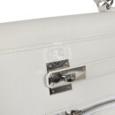 Hermes Kelly Lakis 35 White Swift PHW