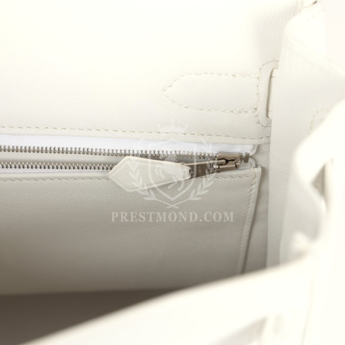 Hermes Kelly Lakis 35 White Swift PHW — изображение 10