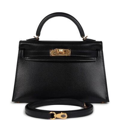 Hermes Kelly Sellier 20 Black Box GHW