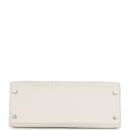 Hermes Kelly Sellier 28 Gris Pale Epsom PHW