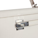 Hermes Kelly Sellier 28 Gris Pale Epsom PHW