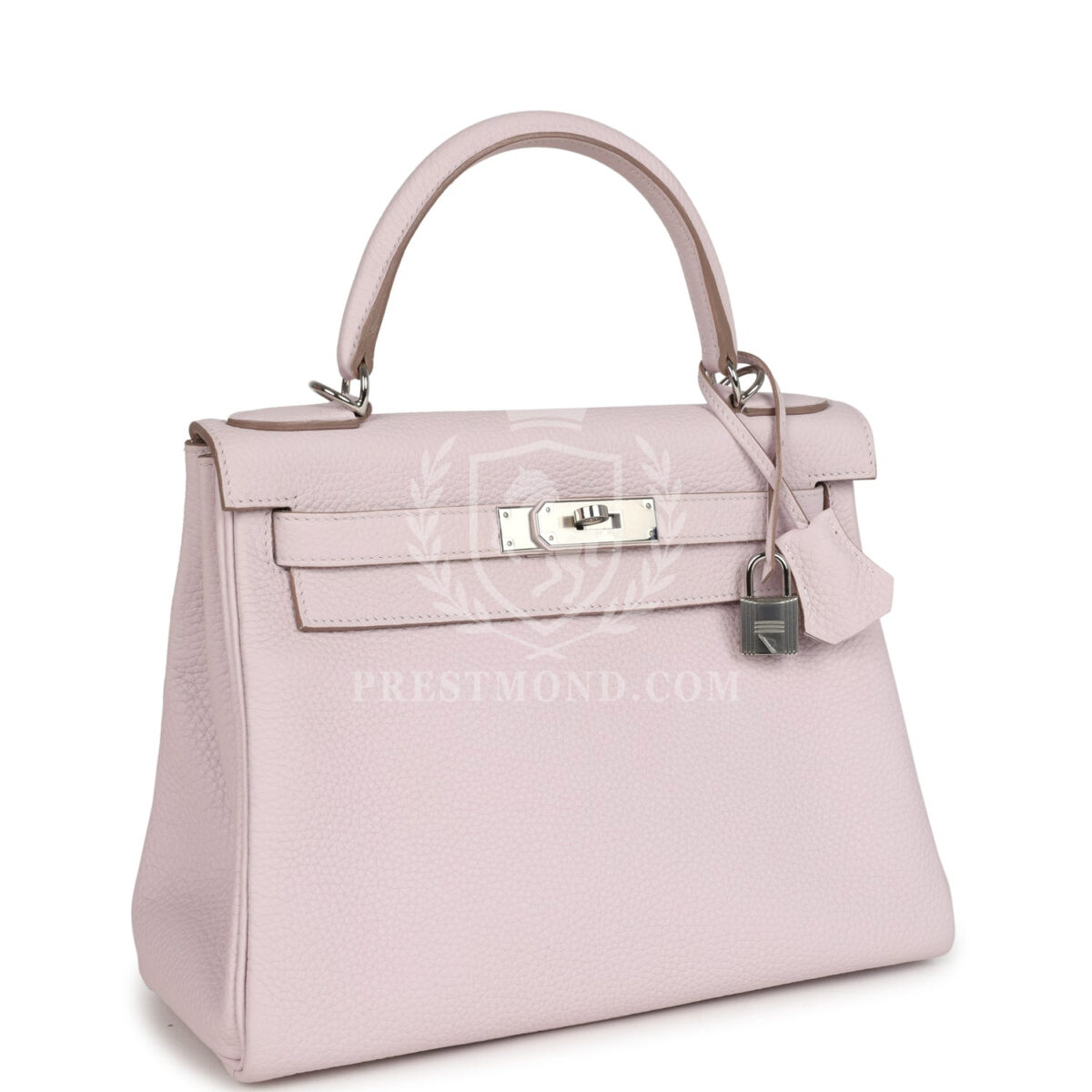 Hermes Kelly Retourne 28 Mauve Pale Clemence PHW — изображение 2