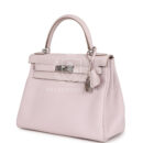 Hermes Kelly Retourne 28 Mauve Pale Clemence PHW