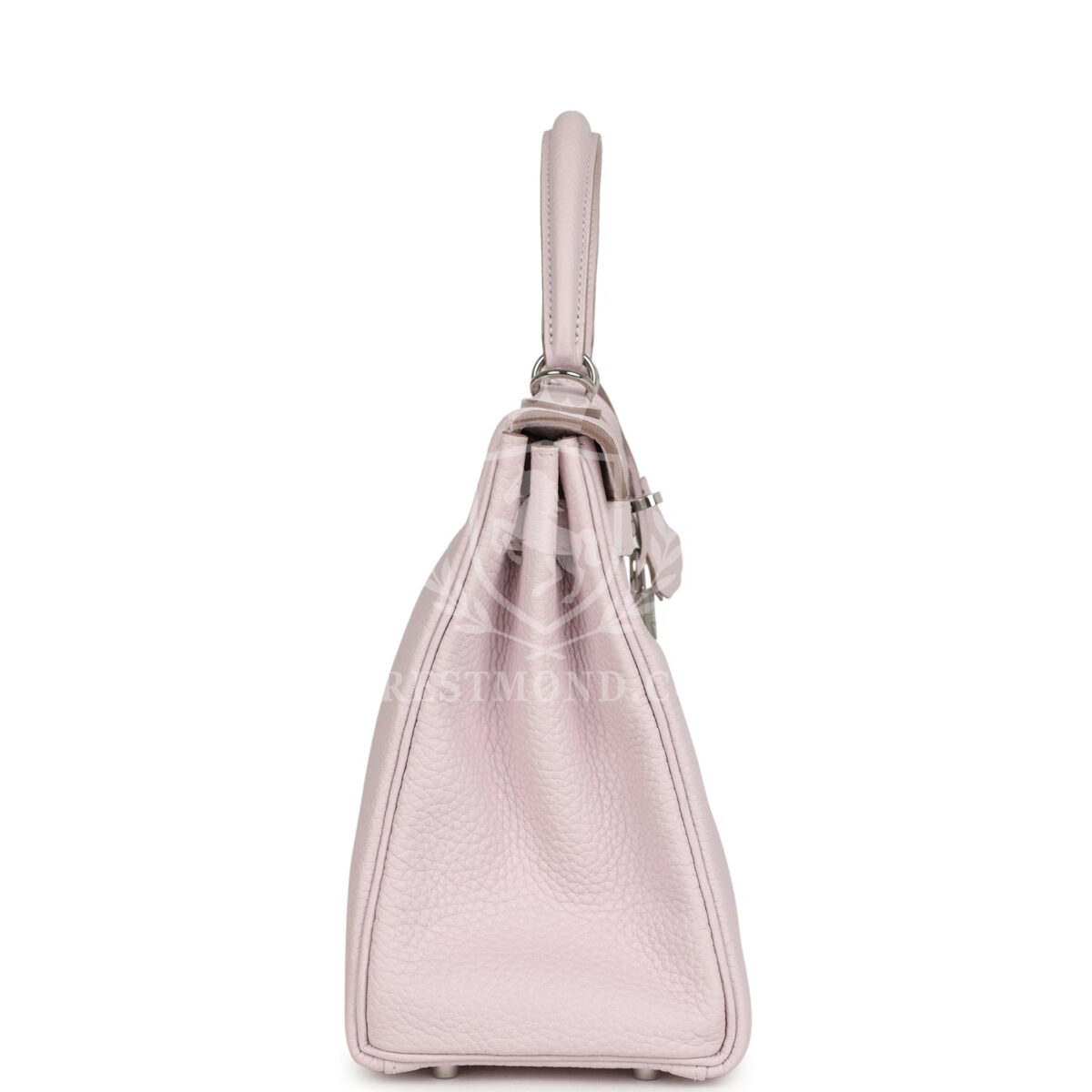 Hermes Kelly Retourne 28 Mauve Pale Clemence PHW — изображение 3