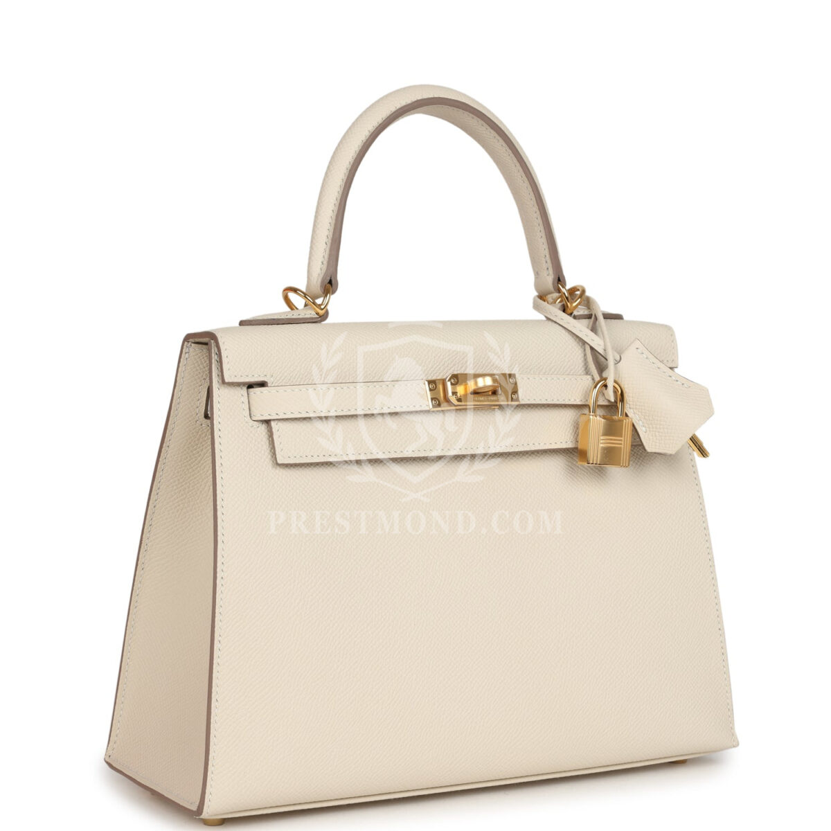 Hermes Kelly Sellier 25 Craie Epsom GHW — изображение 2