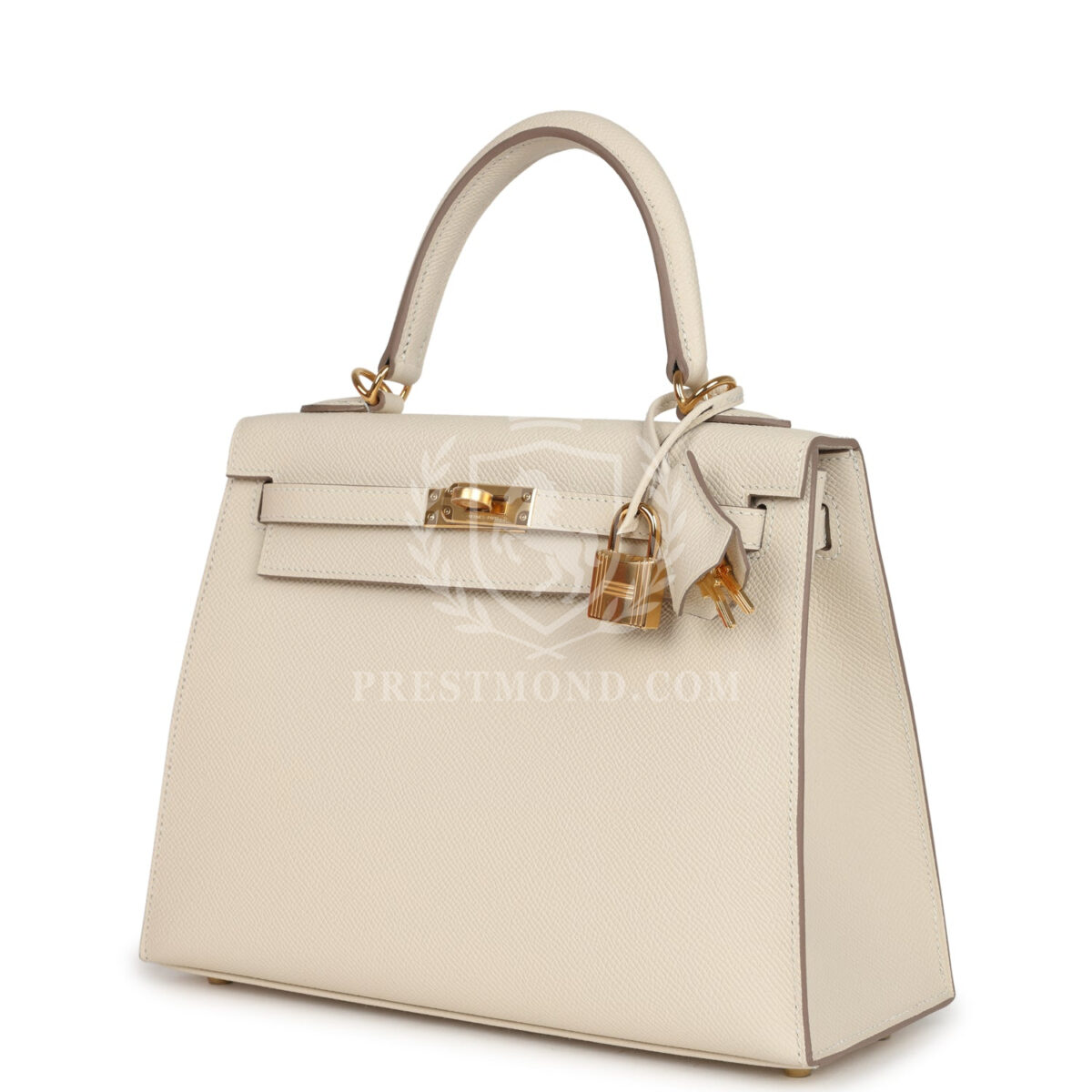 Hermes Kelly Sellier 25 Craie Epsom GHW — изображение 5