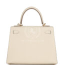 Hermes Kelly Sellier 25 Craie Epsom GHW