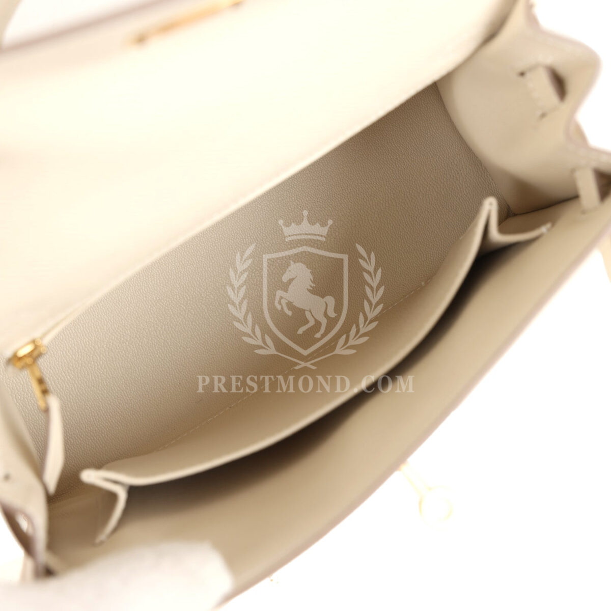 Hermes Kelly Sellier 25 Craie Epsom GHW — изображение 8