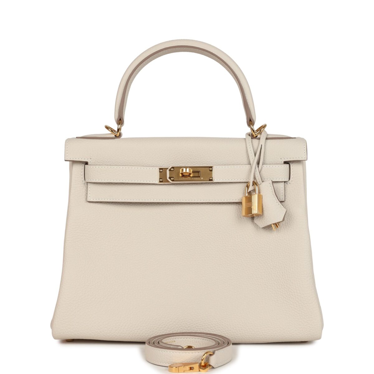 Hermes Kelly Retourne 28 Craie Togo GHW