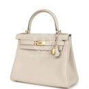 Hermes Kelly Retourne 28 Craie Togo GHW