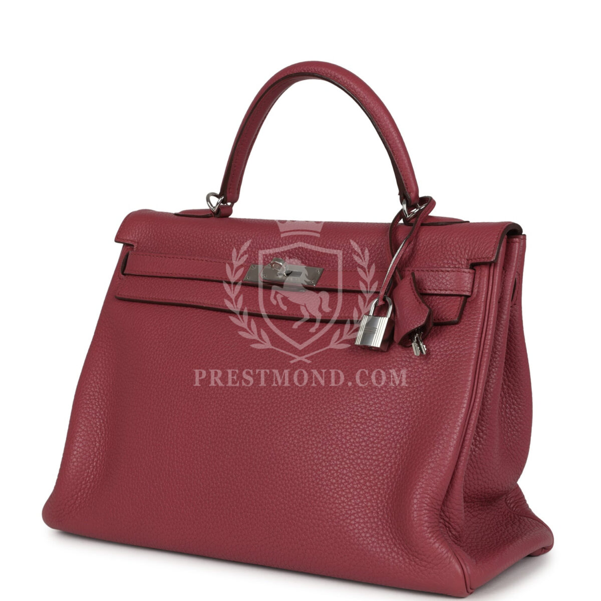 Hermes Retourne Kelly 35 Bois De Rose Clemence PHW — изображение 5