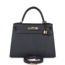 Hermes Kelly Sellier 28 Ardoise Epsom PBHW