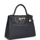 Hermes Kelly Sellier 28 Ardoise Epsom PBHW