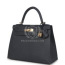 Hermes Kelly Sellier 28 Ardoise Epsom PBHW
