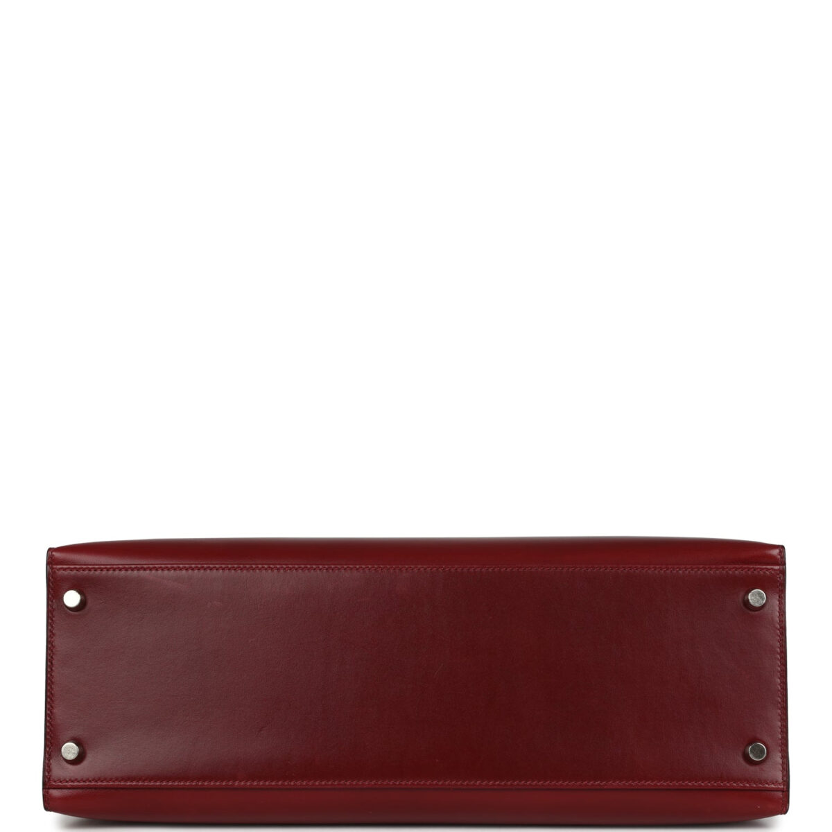 Vintage Hermes Kelly Sellier 35 Rouge H Box PHW — изображение 6