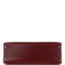 Vintage Hermes Kelly Sellier 35 Rouge H Box PHW