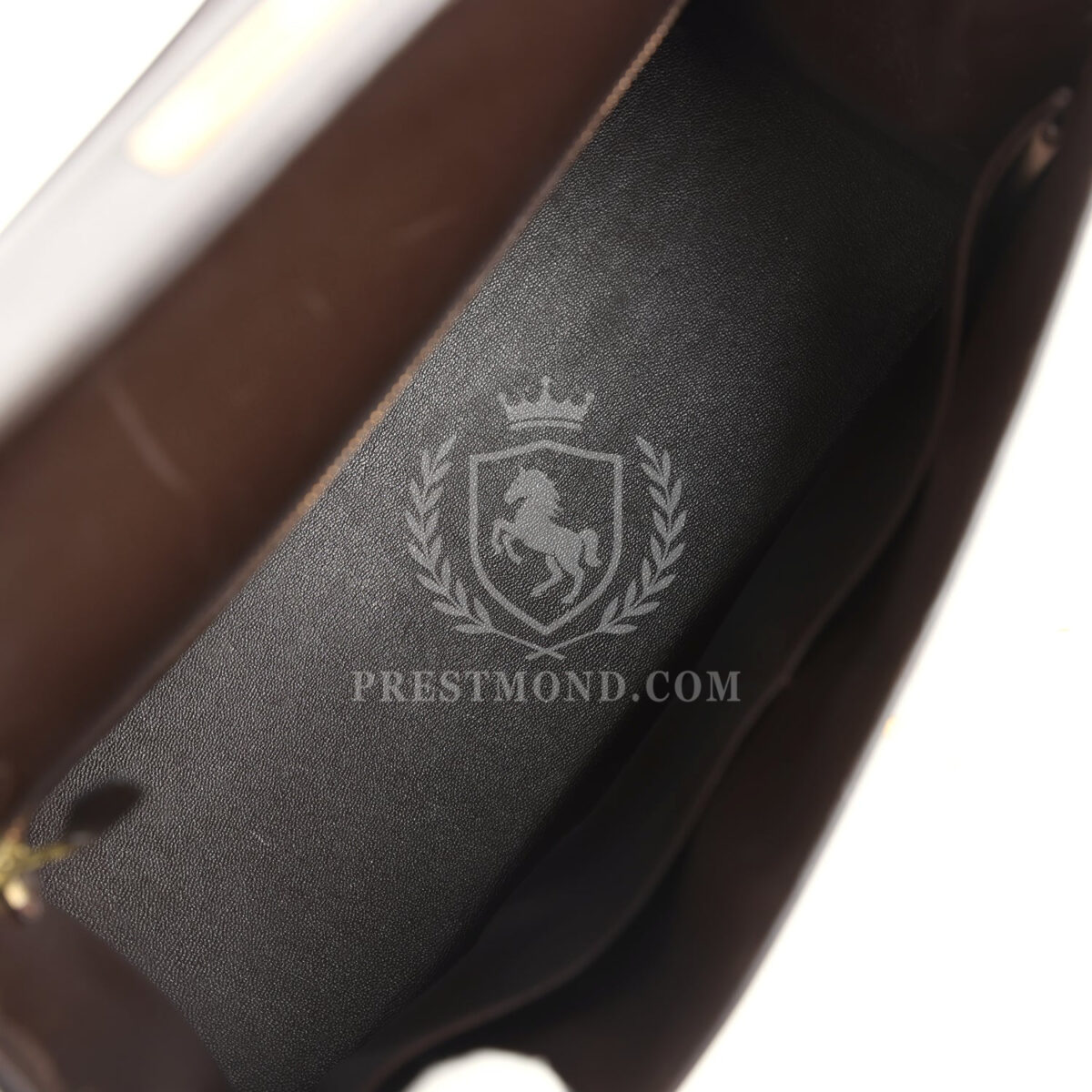 Vintage Hermes Kelly Sellier 35 Marron Fonce Box GHW — изображение 8