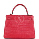 Hermes Kelly Retourne 28 Rose Extreme Matte Alligator PHW