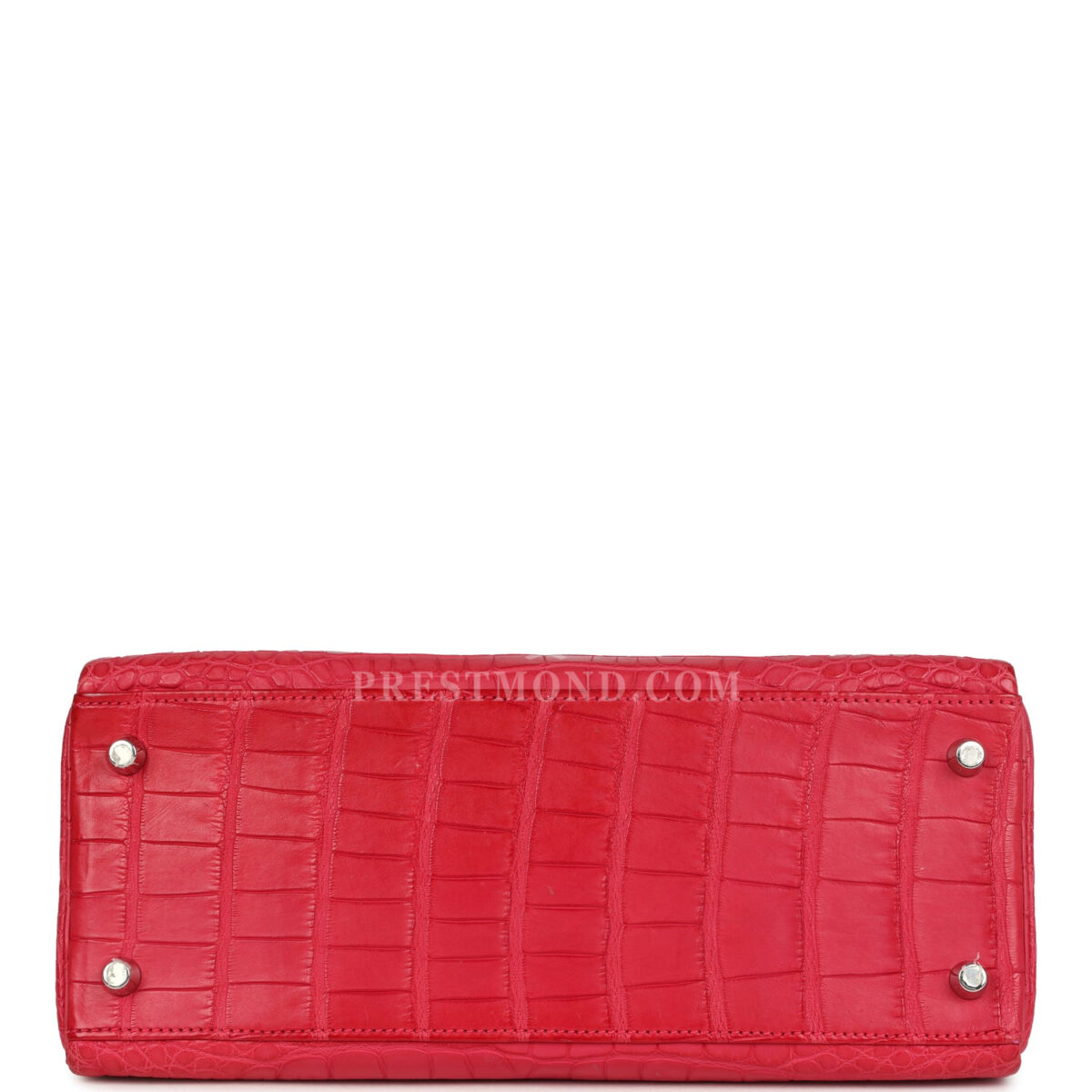 Hermes Kelly Retourne 28 Rose Extreme Matte Alligator PHW — изображение 6