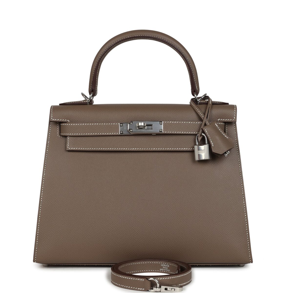 Hermes Kelly Sellier 28 Etoupe Epsom PHW