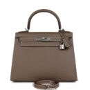Hermes Kelly Sellier 28 Etoupe Epsom PHW