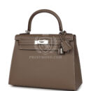 Hermes Kelly Sellier 28 Etoupe Epsom PHW
