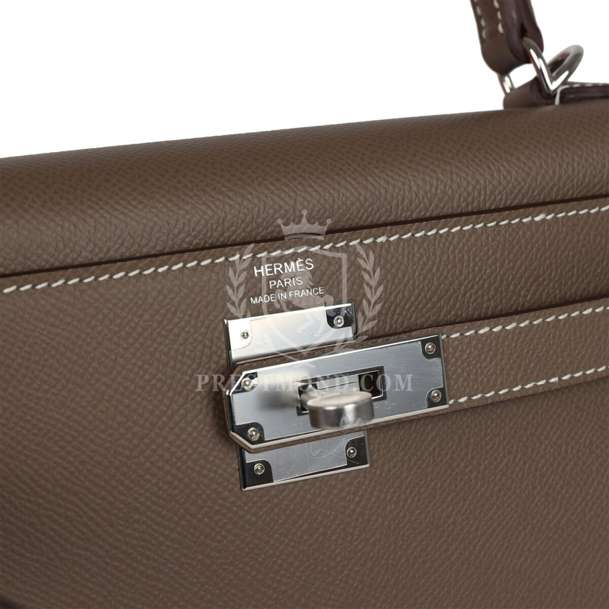 Hermes Kelly Sellier 28 Etoupe Epsom PHW — изображение 7