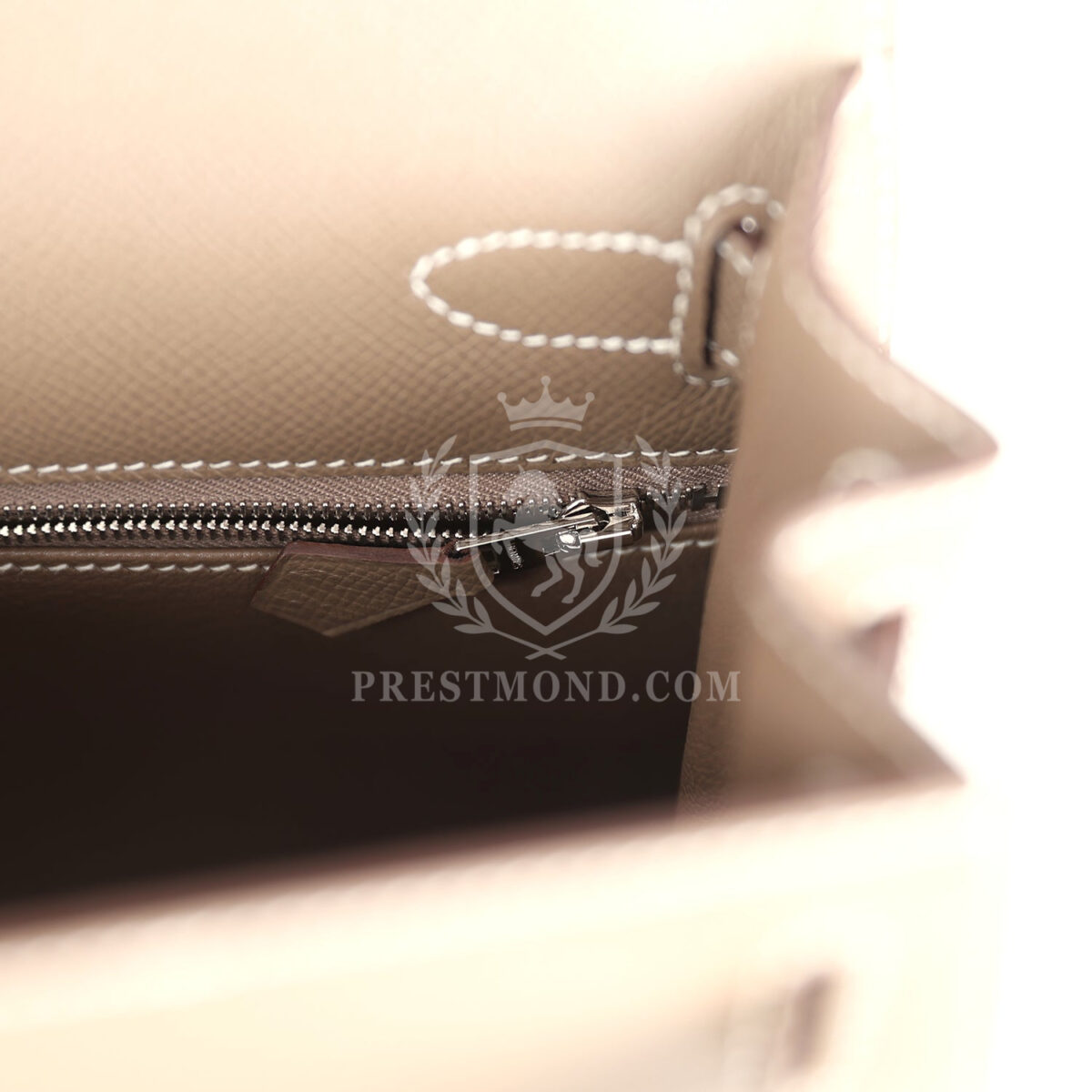Hermes Kelly Sellier 28 Etoupe Epsom PHW — изображение 9
