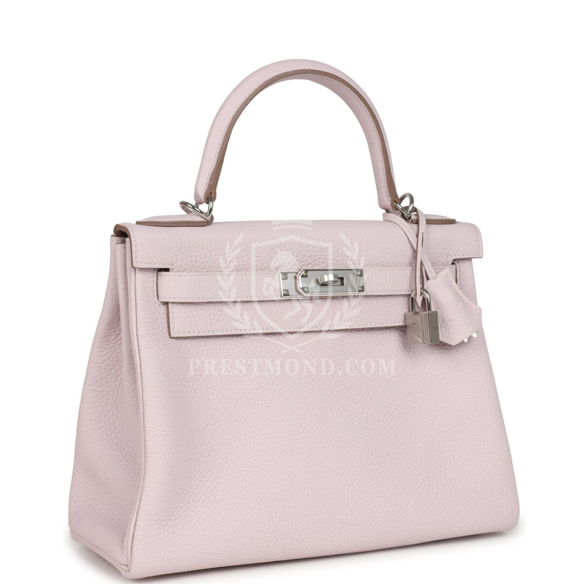 Hermes Kelly Retourne 28 Mauve Pale Clemence PHW — изображение 2