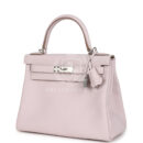 Hermes Kelly Retourne 28 Mauve Pale Clemence PHW