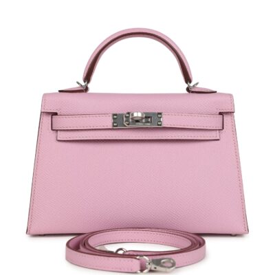 Hermes Kelly Sellier 20 Mauve Sylvestre Epsom PHW