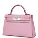 Hermes Kelly Sellier 20 Mauve Sylvestre Epsom PHW