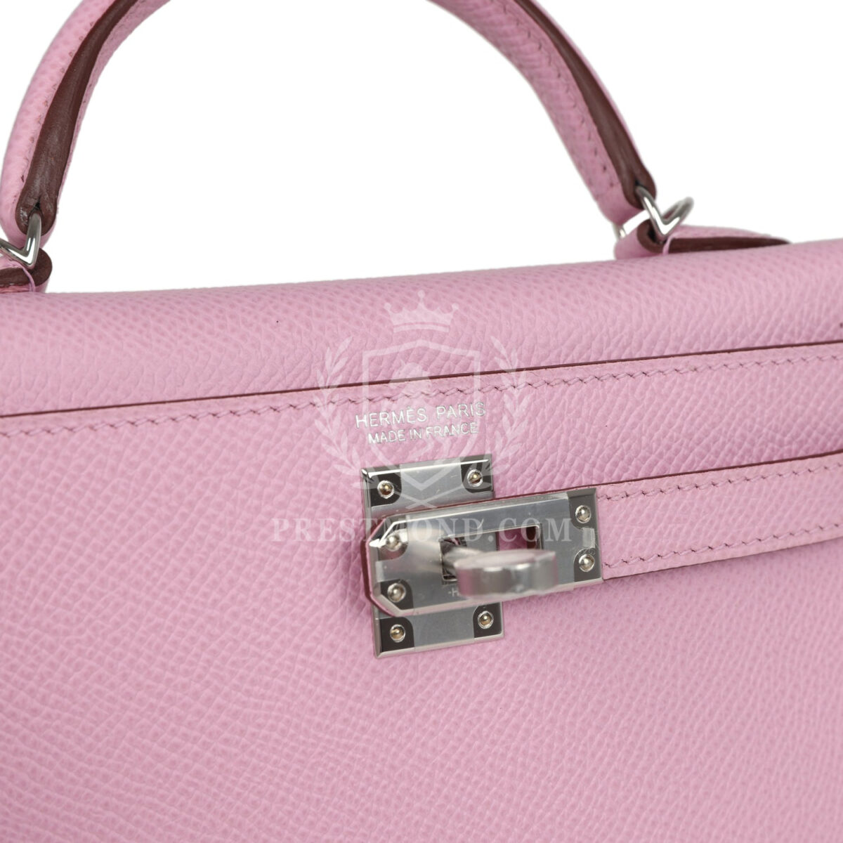 Hermes Kelly Sellier 20 Mauve Sylvestre Epsom PHW — изображение 7