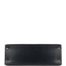 Vintage Hermes Kelly Sellier 32 Bleu Indigo Box GHW