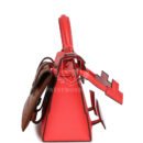 Hermes "Quelle Idolle" Picto Kelly Doll Rose Extreme, Mauve Pale, Craie Epsom, Swift and Gold Matte Alligator PHW